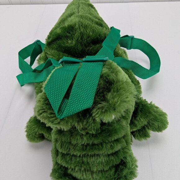 Critter Collection Crocodile Alligator Plush Backpack 15" Green Stuffed Animal - Picture 12 of 12